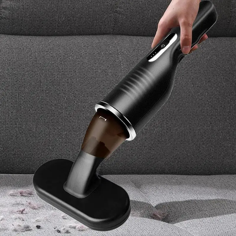Aspirateur Voiture Portable – Rechargeable Type-C avec Filtre HEPA – Noir – Image 3