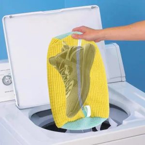 Sac de Lavage pour Chaussures en Microfibre – Protection Anti-Choc et Nettoyage Efficace en Machine