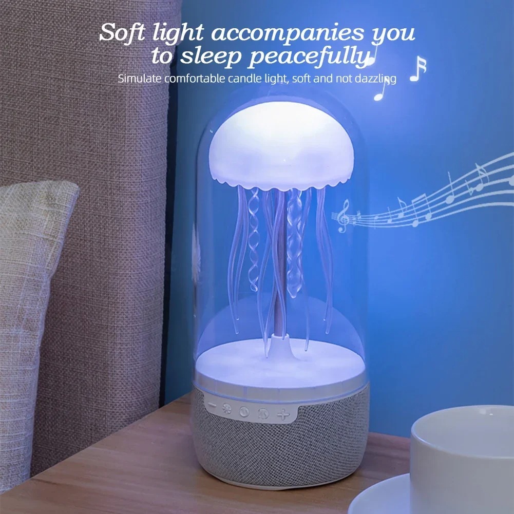 Enceinte Bluetooth LED Méduses – Son Immersif & Ambiance Relaxante – Image 3