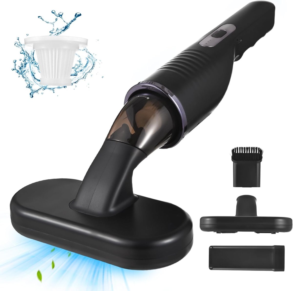 Aspirateur Voiture Portable – Rechargeable Type-C avec Filtre HEPA – Noir – Image 4
