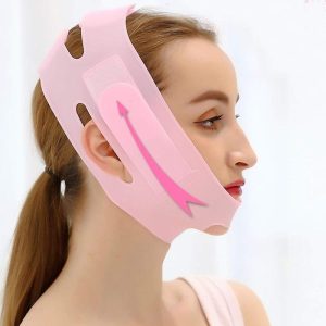 Masque V-Lift en Silicone – Raffermissant et Remodelant – Spécial Double Menton
