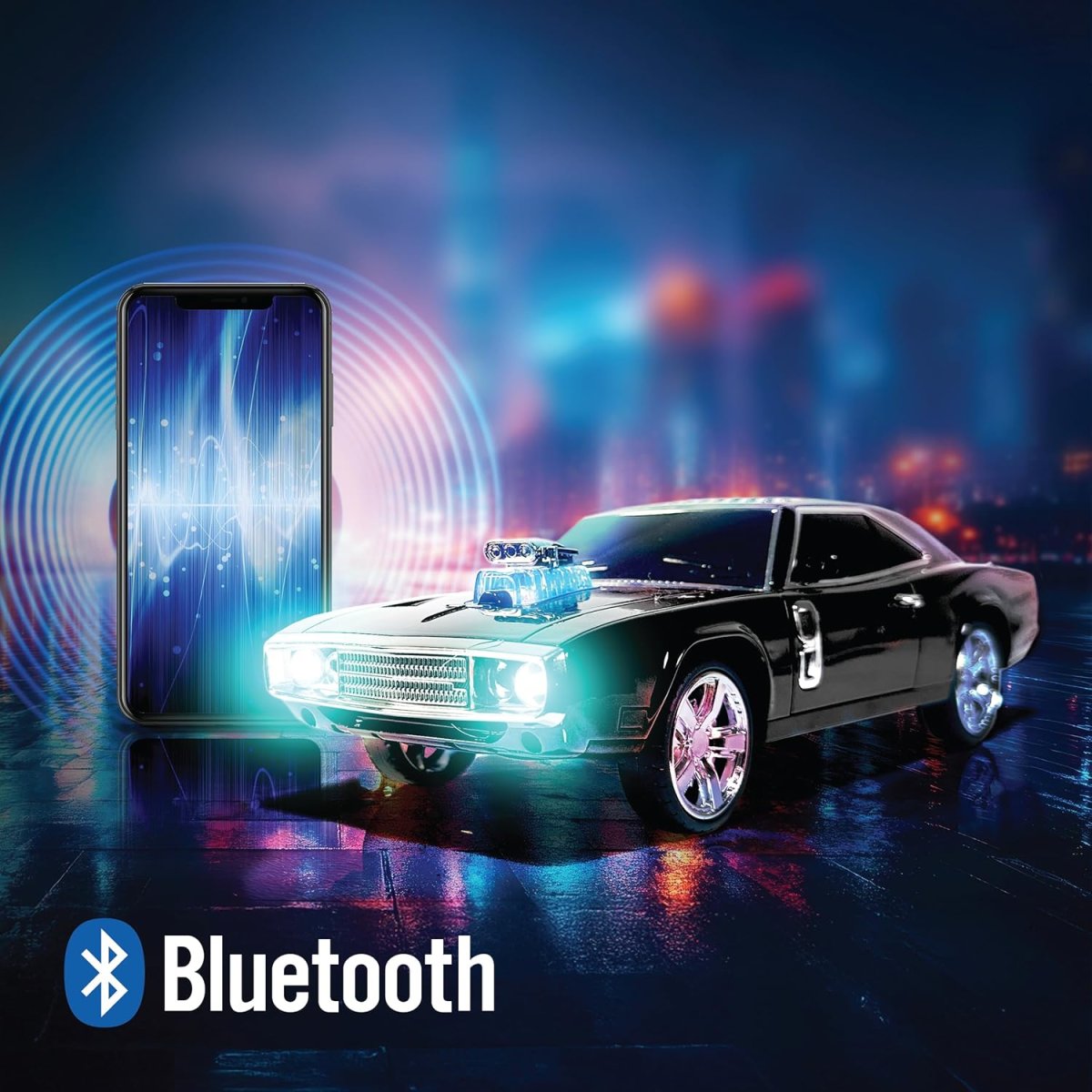 Enceinte Bluetooth Voiture BT-1968 – Haut-parleur sans fil design Muscle Car – Image 2