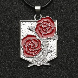 Collier “Attack on Titan” – Symbole de la Garnison