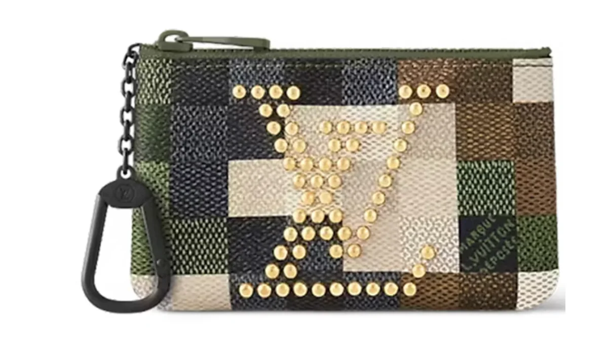 Louis Vuitton Pochette Clés Damoflage Green Damoflage Damier
