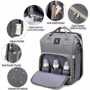 Sac à Dos à Langer avec Système de Fixation Poussette – “You are my Sunshine” | Pratique, Élégant et Sécurisé