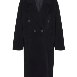 Double Breasted Vegan Wool Coat