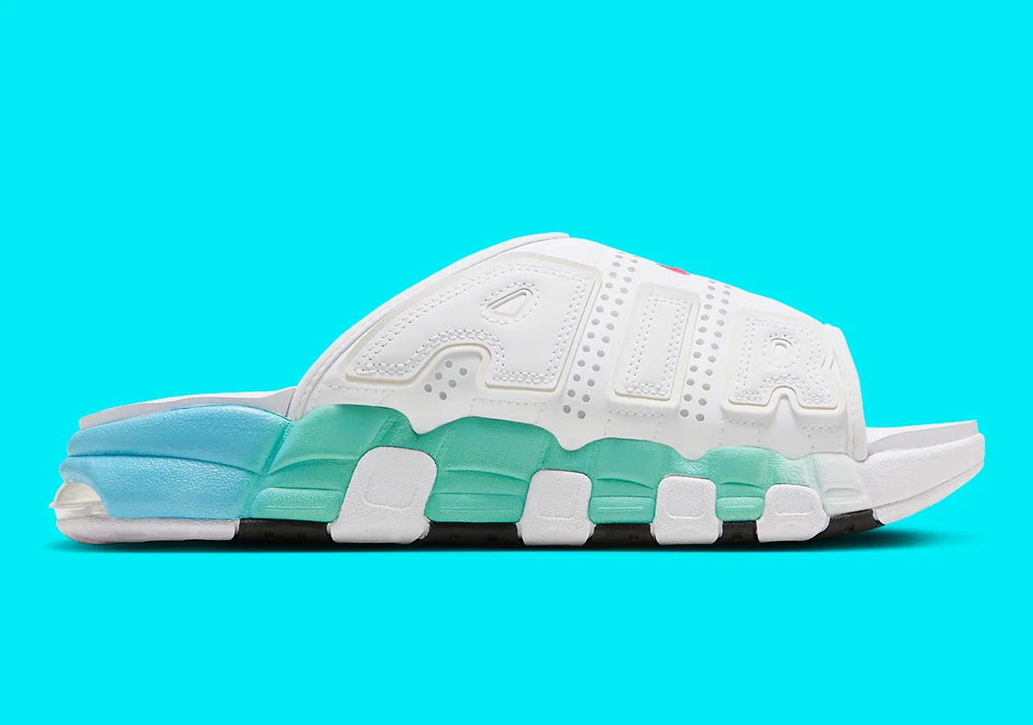 Nike Air More Uptempo Slide Aqua – Image 2