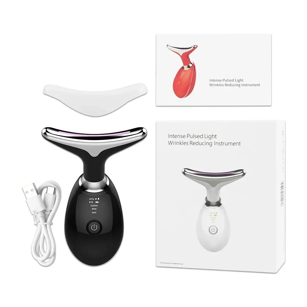 Appareil de Massage Visage et Cou – Thérapie LED, Microcourant EMS, Anti-âge & Raffermissant – Image 4