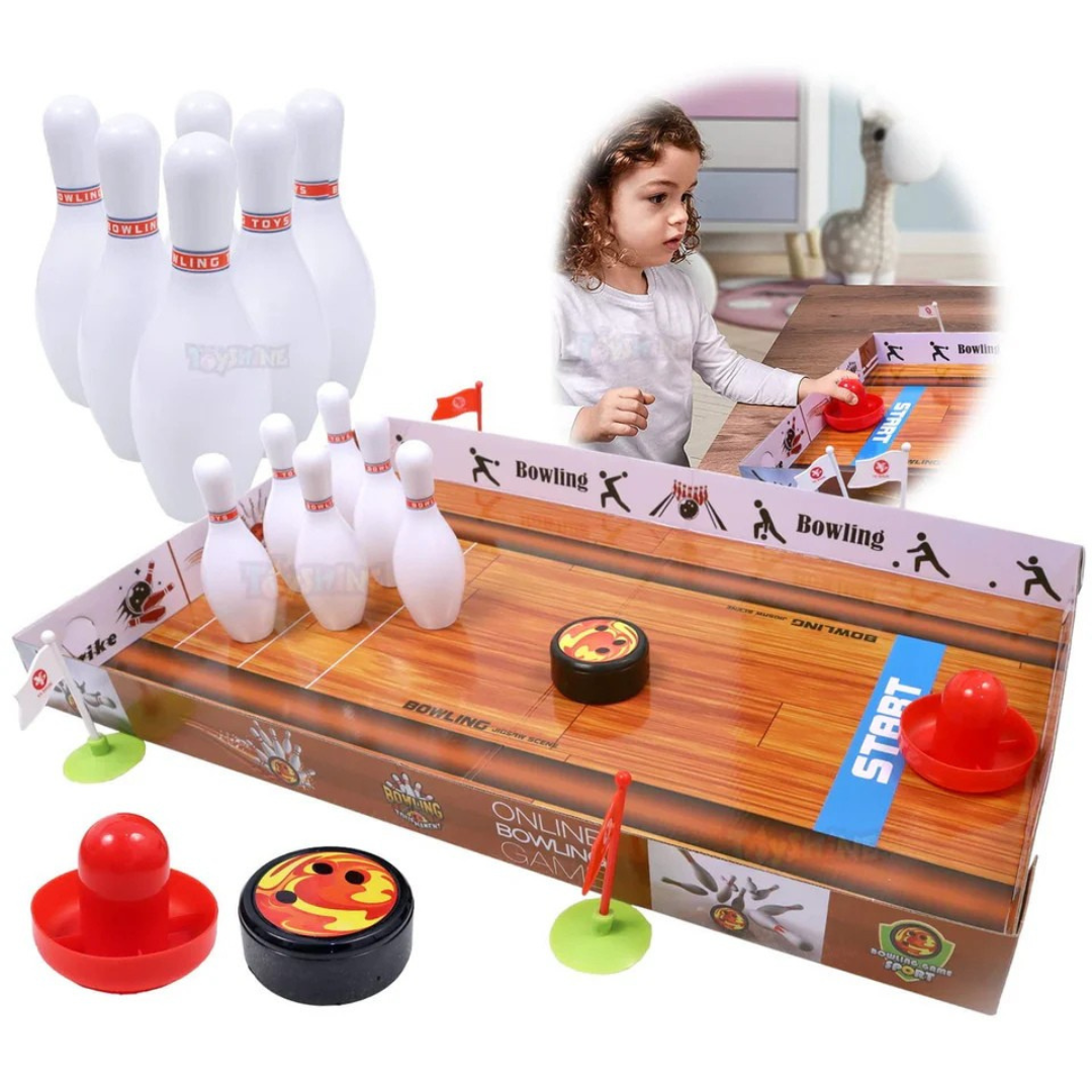Jeu de Bowling de Table Interactif – Air Hockey et Bowling pour Enfants et Famille – Image 5