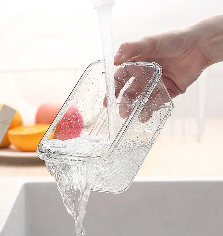Boîte de Rangement Frigo Hermétique et Transparente – Organisateur de Cuisine Empilable pour Aliments Frais – Image 6
