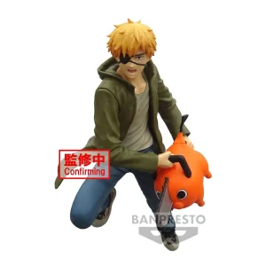 Figurine Denji & Pochita – Chainsaw Man – Vibration Stars Banpresto (20 cm)