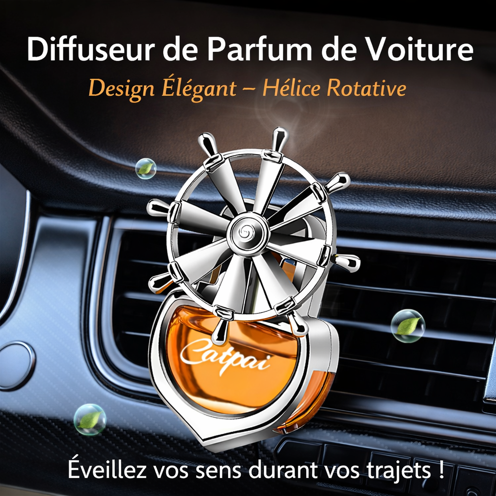 Diffuseur de Parfum pour Voiture – Design Hélice Rotative – Image 2