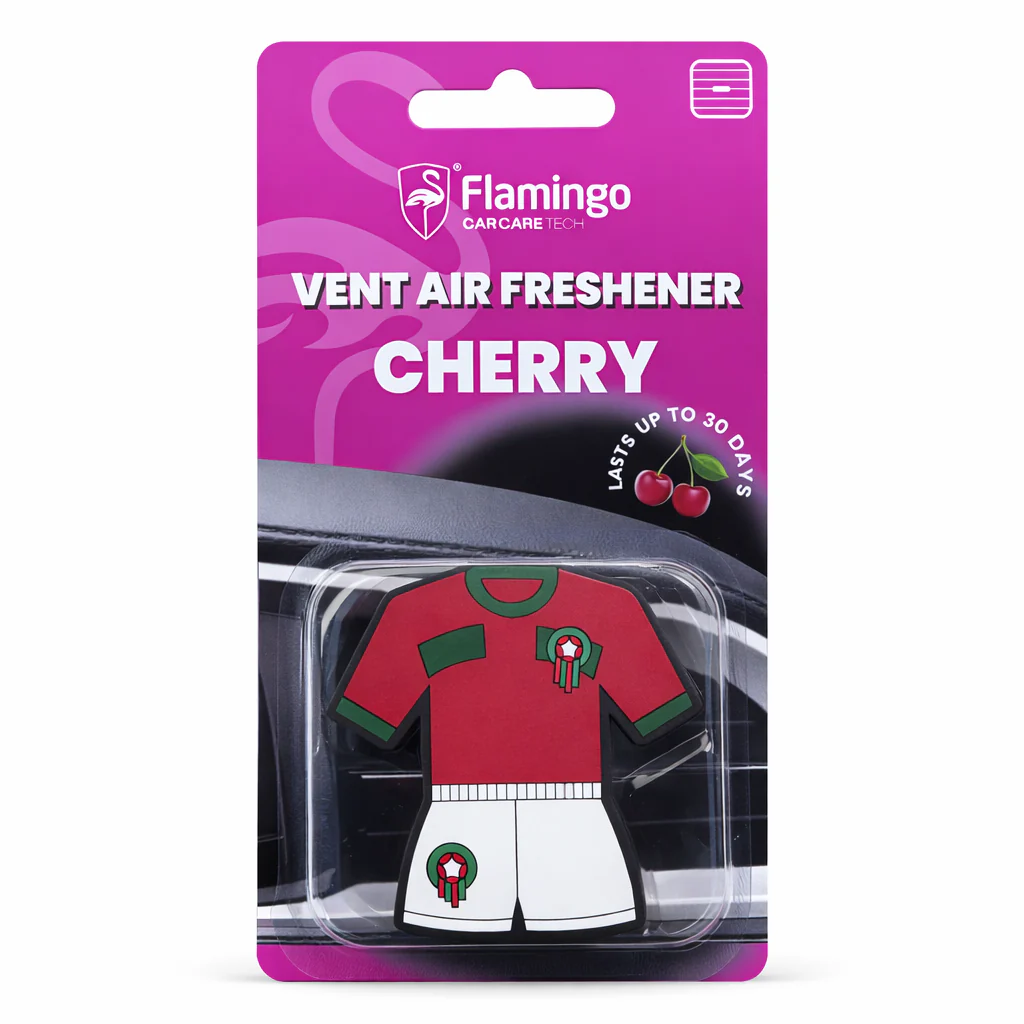 Désodorisant Voiture Maillot Maroc – Parfum Cerise Intense – Supporter Maroc & Parfum Habitacle – Image 3