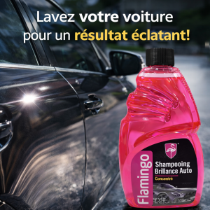 Shampoing Voiture Flamingo F350 500ml – Nettoyant Carrosserie Moussant & Brillance Sans Traces