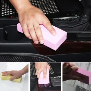 Lot de 2 Éponges Absorbantes Multi-Usages – Blocs de Nettoyage Pratiques pour Maison