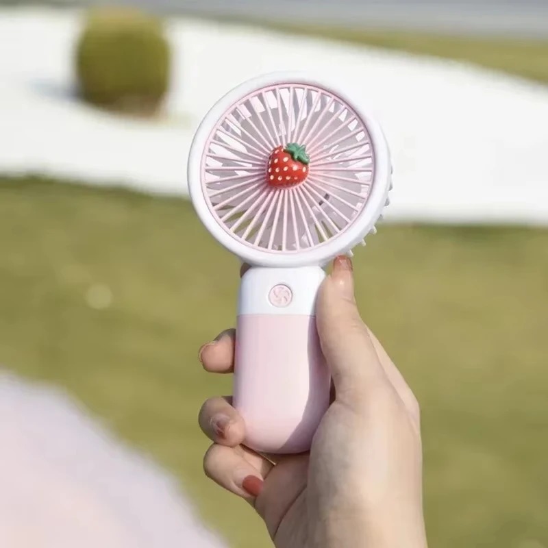 Mini Ventilateur Portable USB Design Fruits – Qualité Premium & Support Téléphone – Image 6