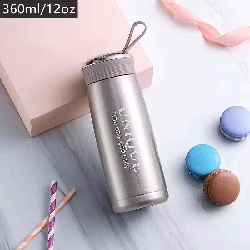 Thermos Isotherme 360 ml en Acier Inoxydable – Bouteille Portable pour Café, Thé, Eau et Boissons Chaudes ou Froides – Image 6