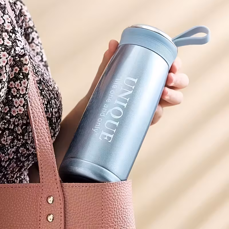 Thermos Isotherme 360 ml en Acier Inoxydable – Bouteille Portable pour Café, Thé, Eau et Boissons Chaudes ou Froides – Image 2